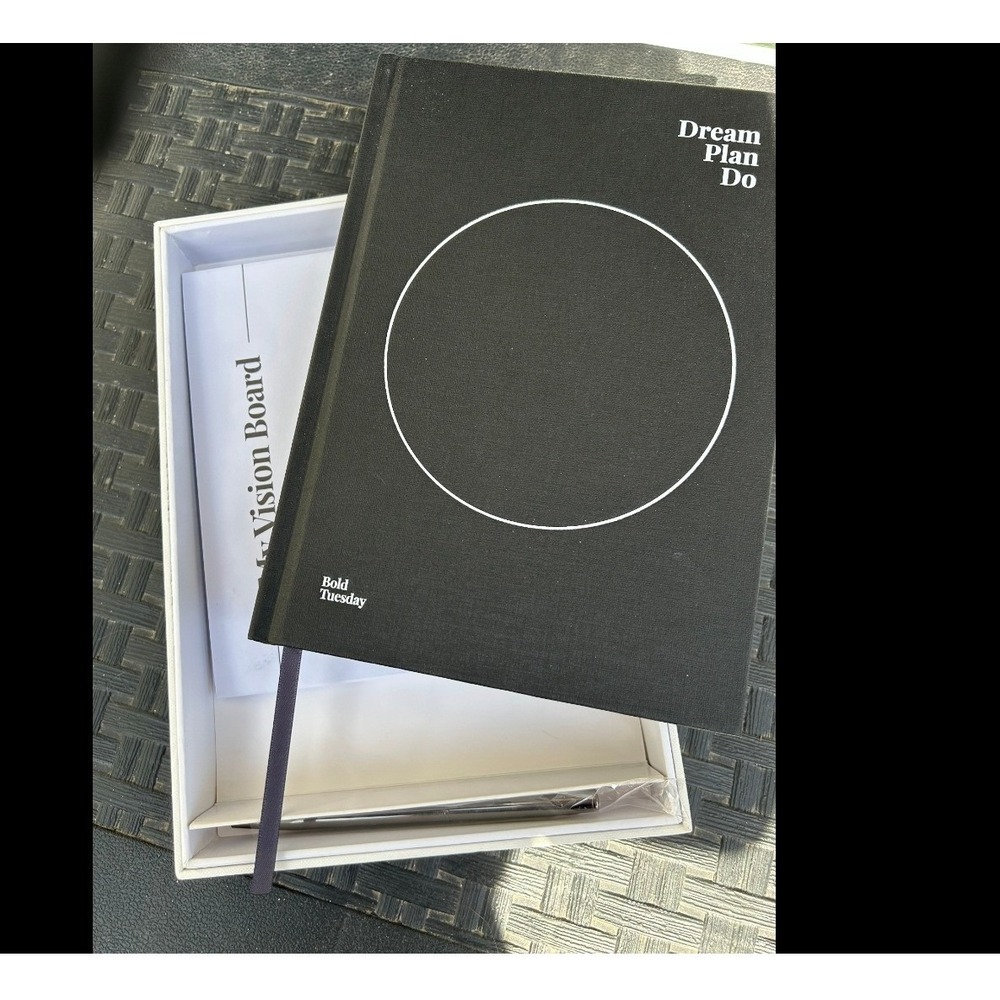 Bold Tuesday Manifestation Journal Vision Board Planner Dream Plan Do New